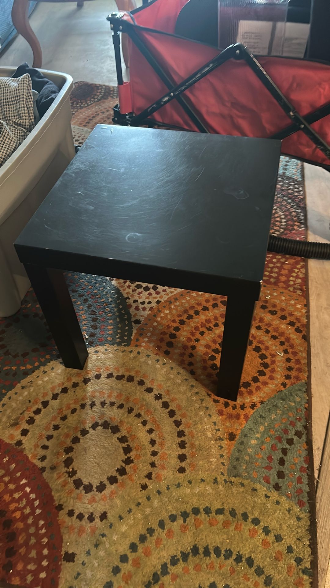 Black End Table