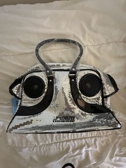 Collectible High Fidelity Speaker Bag - Brand New, Battery-Powered with Built-In Amplifier