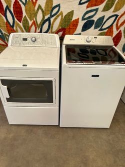 Maytag washer and dryer laundry