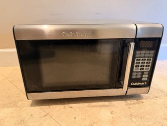 Cuisinart CMW-100 1-Cubic-Foot Stainless Steel Microwave Oven, Brushed Chrome