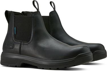 NEW Size 9.5 Men WATERPROOF Work Boots ARIAT Turbo Chelsea Soft Toe EH Boot

Fabric type: Leather-and-synthetic
Sole material: Rubber
Height: Calf Hig