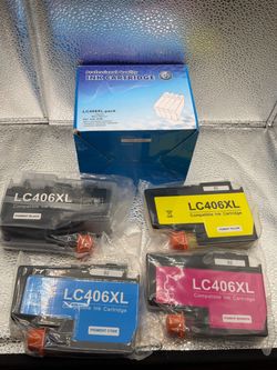 LC406XL Compatible Ink Cartridge 4-Pack