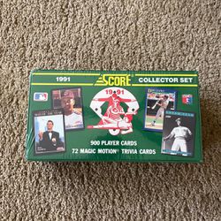 1991 Baseball Cards Two Boxes 