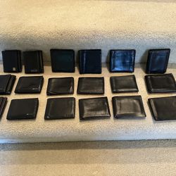Box Of Leather Wallets