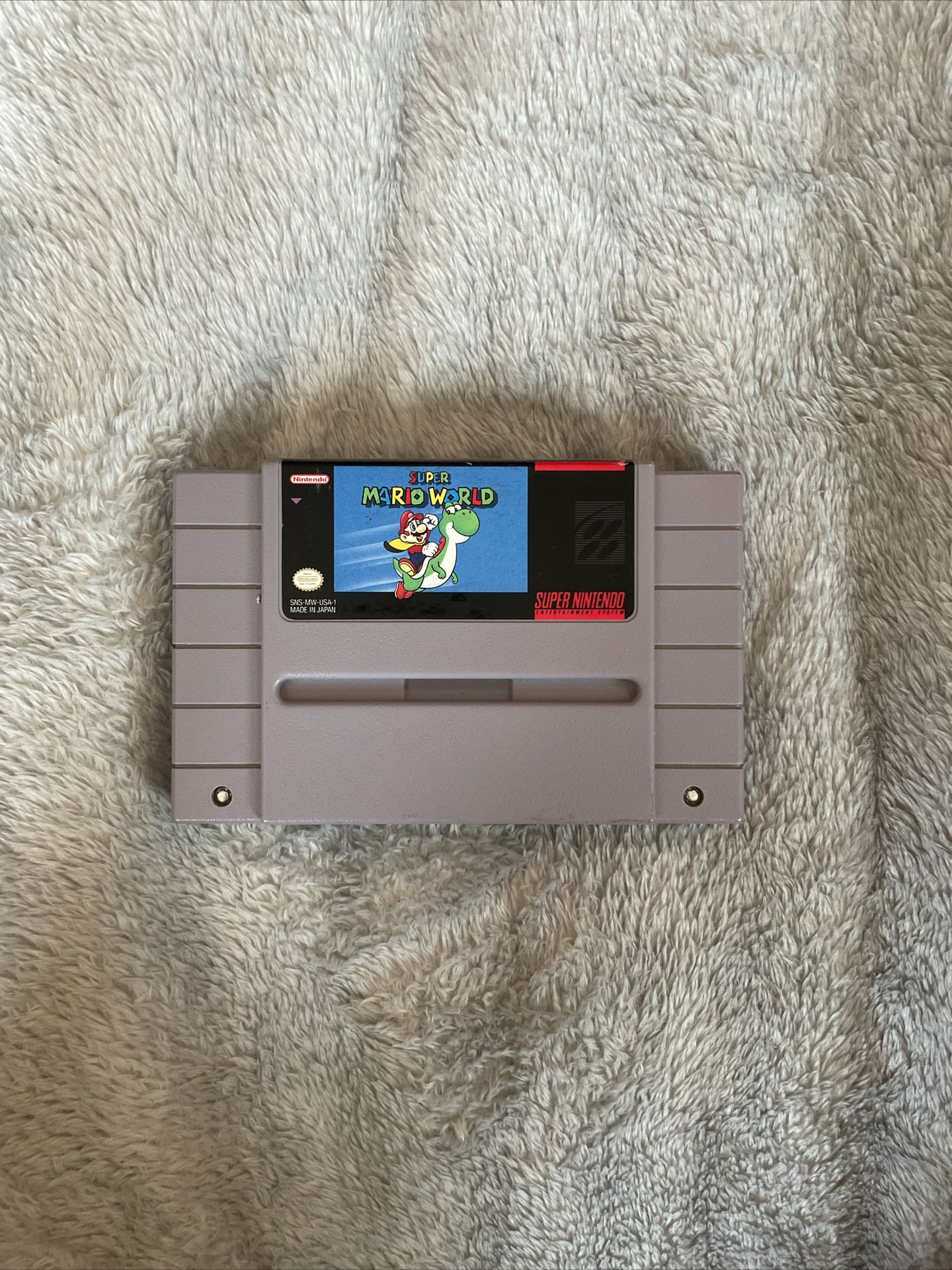 Super Mario World (Nintendo SNES, 1992) cartridge only