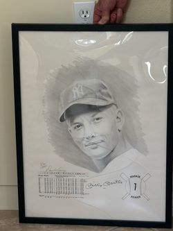 Mickey Mantle Framed Limited Edition Lithograph Print