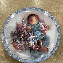 Vintage Puppy Dog Tails Plate