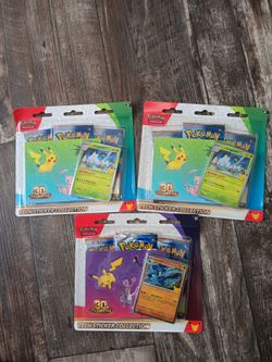 Pokemon 30th Celebration TECH STICKER COLLECTIONS AVAILABLE (3 available)