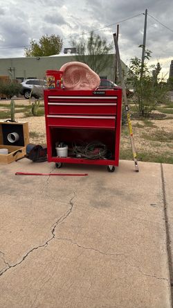 Husky Red Rolling Tool Chest Cabinet