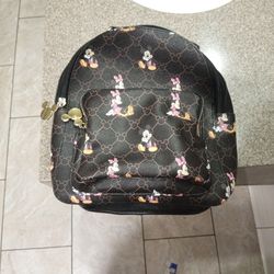 Minnie Mouse Leather Small Backpack