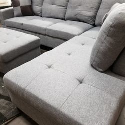 Light Grey Sectional 