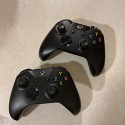 2 X Box One Remote Controllers