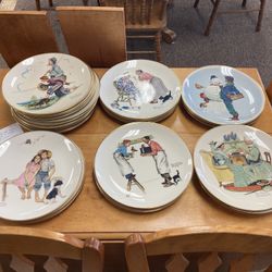 Norman Rockwell Plates