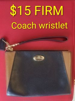 Coach wristlet and moving sale!