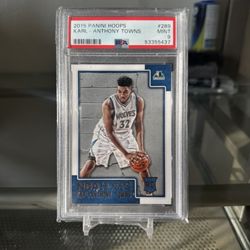 Karl Anthony Towns Rookie PSA Mint 9 | NBA Hoops 2015 🏀 