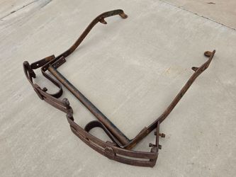 1930 & 1931 Ford Model A Bumperette Pair Rear Bumper Bar Brace Assembly