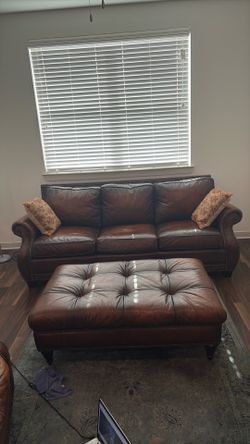 Bernhardt Sofa And Ottoman