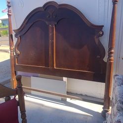 Headboard (King), Dressers, Coffee Tables, Rocking Chair, Curio Cabinets,  Antique Steamer Chest, White Office Desk & Mics. Items