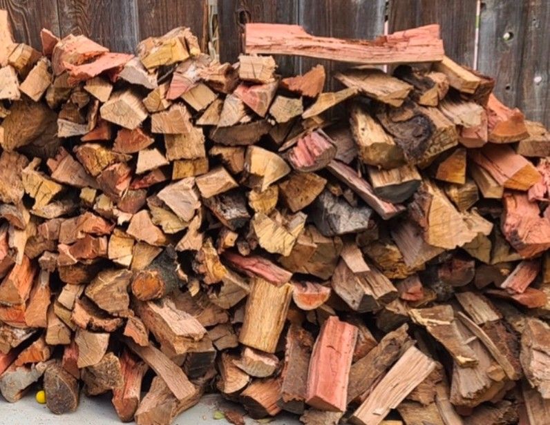 Dry Split Almond Mix Firewood!!Ready Too Burn Seasoned Wood!!!