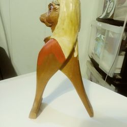 Reduced Price Vintage Norway Carved Nutcracker Mor- Mother