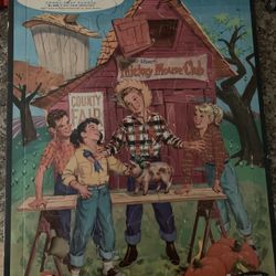 Disney Vintage 1957 Mickey Mouse Club Puzzle 