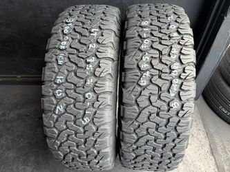 275-70-18LT BF Goodrich A/T Used Tire Pair W/80% Life $200 Free Mounting and Balancing