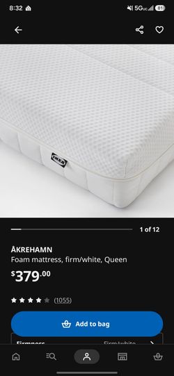 Foam Mattress Queen and bed frame