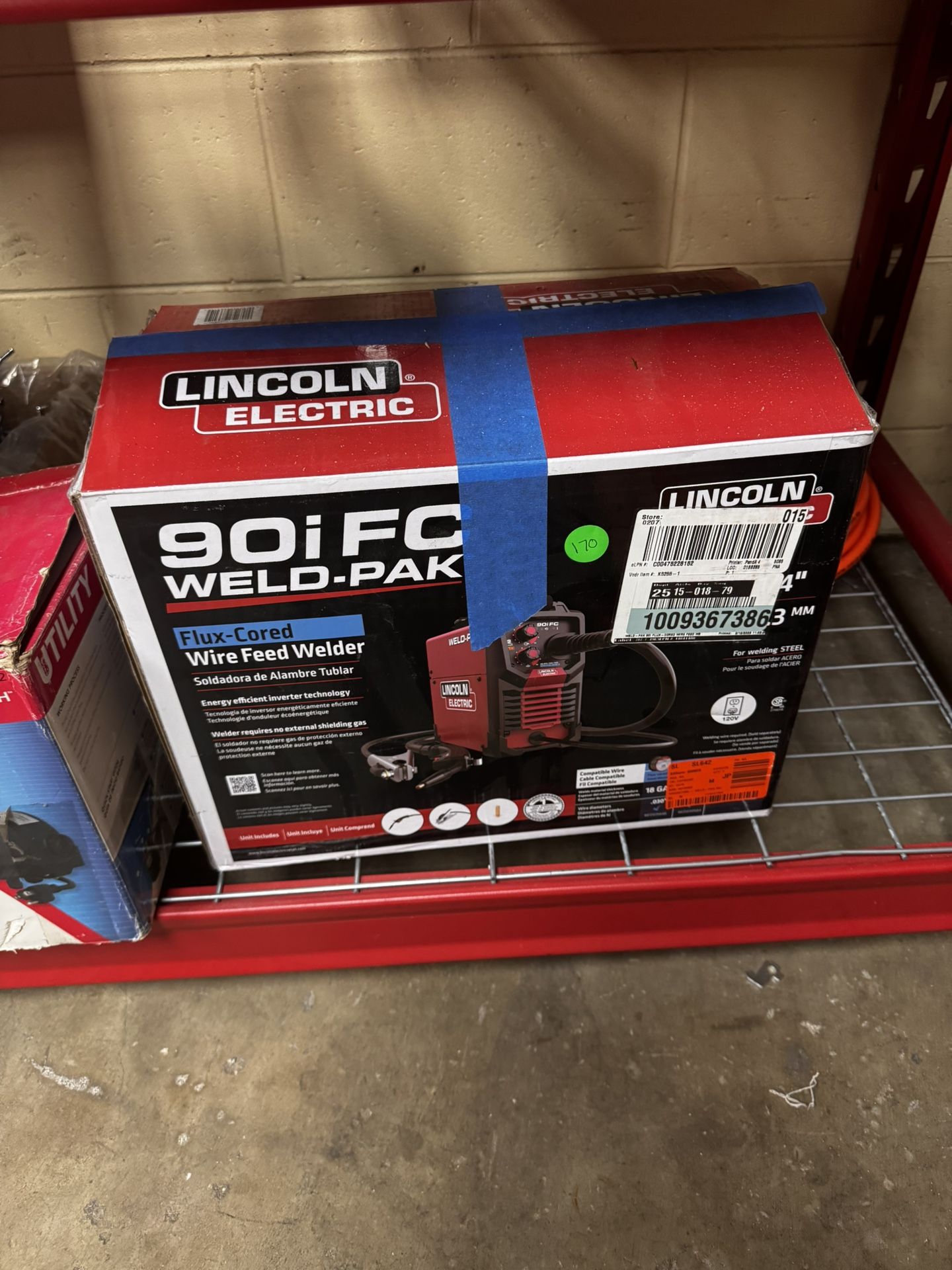 Lincoln Electric WELD-PAK 90i FC Flux-Cored Wire Feeder Welder (No Gas)