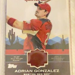 2011 Topps Update: All Star Stitches Adrian Gonzalez