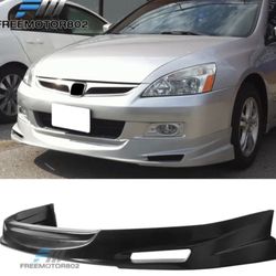 Fits 03-05 Honda Accord Sedan MUG Style Front Bumper Lip Spoiler PU