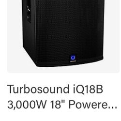 TurboSound 2 Subs & 2 Tops Speakers