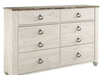 $40 million estate clearance Exquisite white washed dresser console buffet! Perfect in any room!