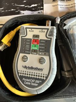 Byte Brothers CTX200 Pocket CAT Ethernet RJ45 and Coax Cable Tester