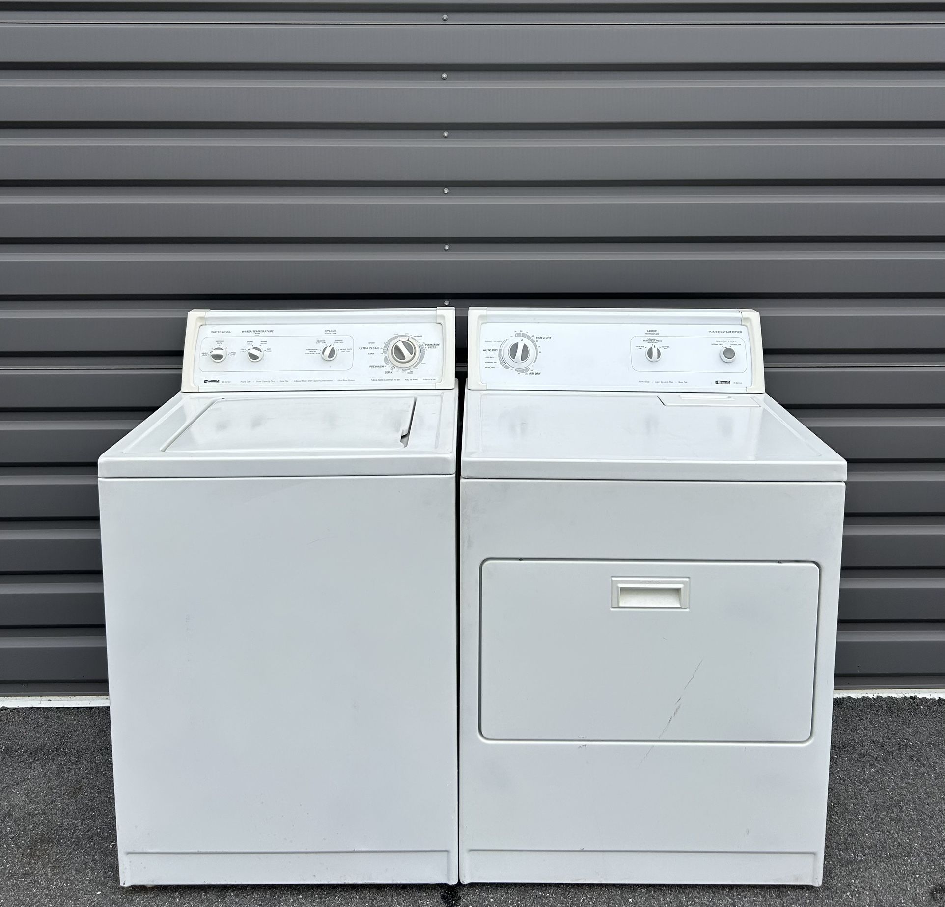 Washer and Dryer 
