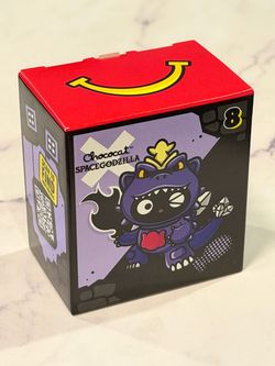 Godzilla Hello Kitty McDonalds Toy - Chococat SpaceGodzilla