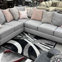 Grey Sectional $39 Down No Credit Needed