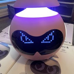 Robot Digital Alarm Clock Mood Light