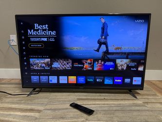 43" Vizio Smart TV (V435-H1) — slight backlight dim — $55 OBO