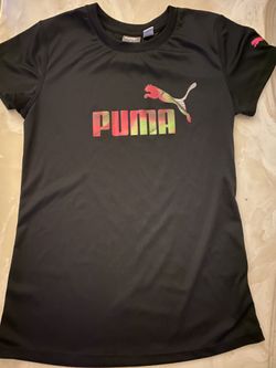 Puma girls short sleeve sport shirt