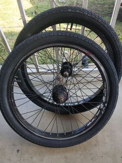 20" bmx wheels set