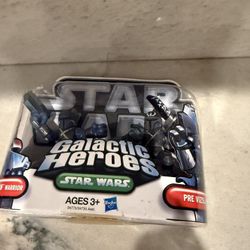 2010 Star Wars Galactic Heroes NEW toy figures Aqua Battle Droid Senate Commando