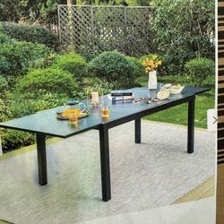 Outdoor Table New Aluminum 