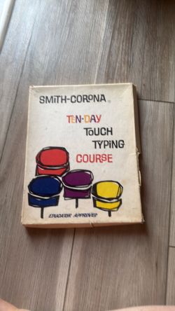 Vintage Smith-Corona Ten-Day Touch Typing Course