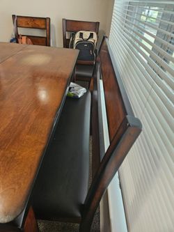 Wood Table Set