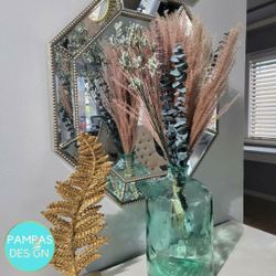 Boho Dried Flower Grass Arrangements for Home Decor Vase Filler as Tabletop Centerpiece | Pampas Grass