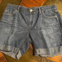 Loft brand shorts Gently used Size 26/2P Feels like a chambray material 