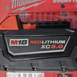 Brand New Milwaukee M18 5.0 battery 