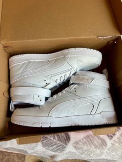 Puma High-Top White Sneakers size 11.5