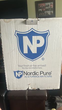 Nordic Pure 20x20x1 furnace filters Merv 12 (6-pack)