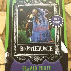 Brand New Beetlejuice Framed Mini Photo With Sound In Box Unopened